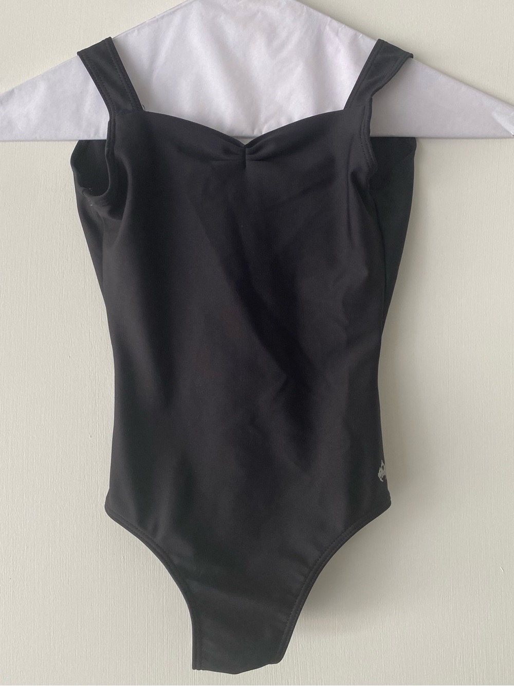 Mariia Crown Pinch Front Black Leotard - Dance Classwear
